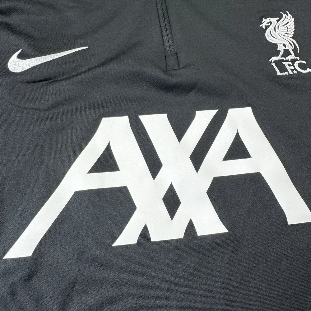 Nike Liverpool FC Jacket Mens XL Black Full Zip Premier League Soccer Training